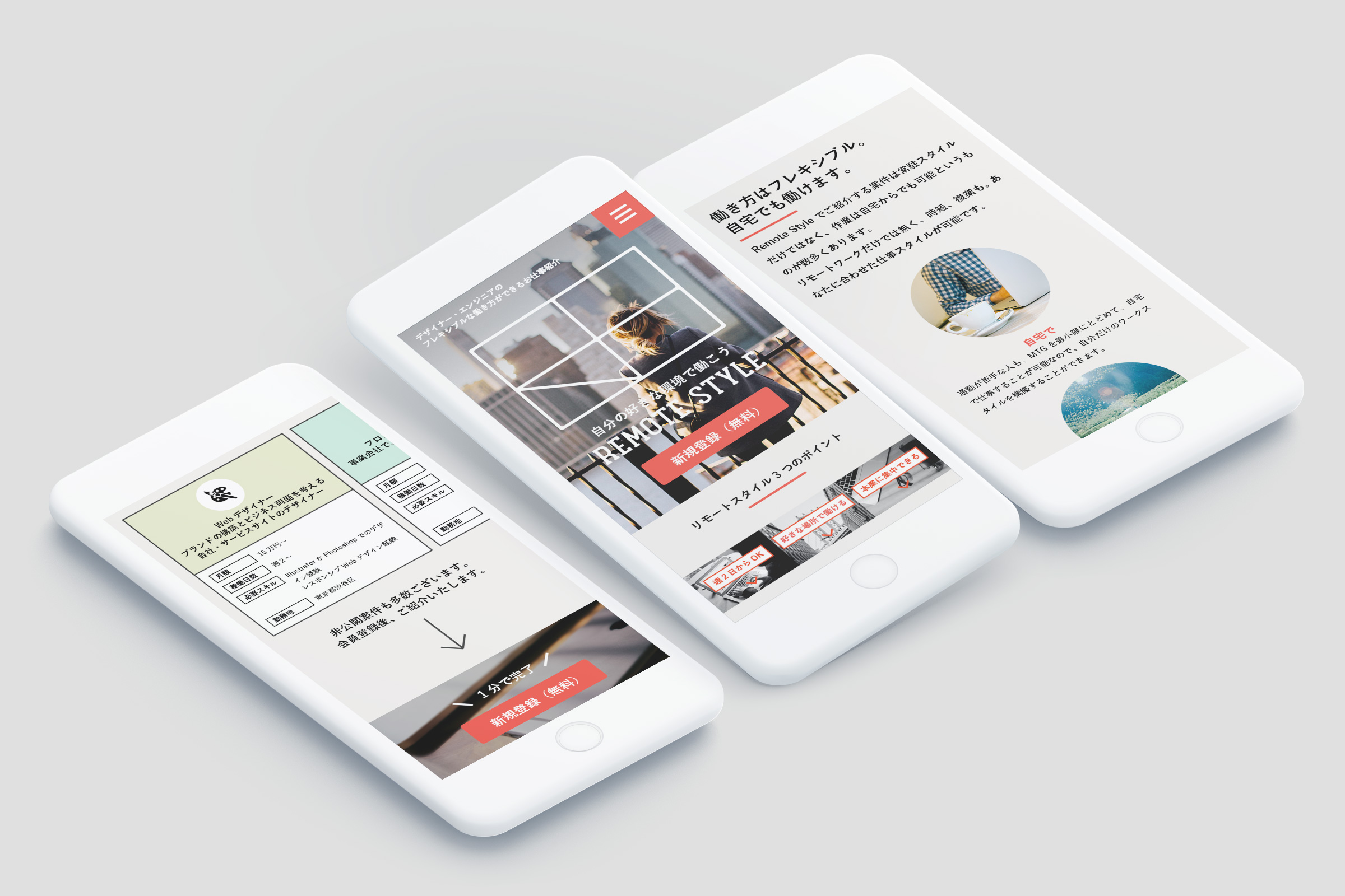 Remote Style モバイルデザイン