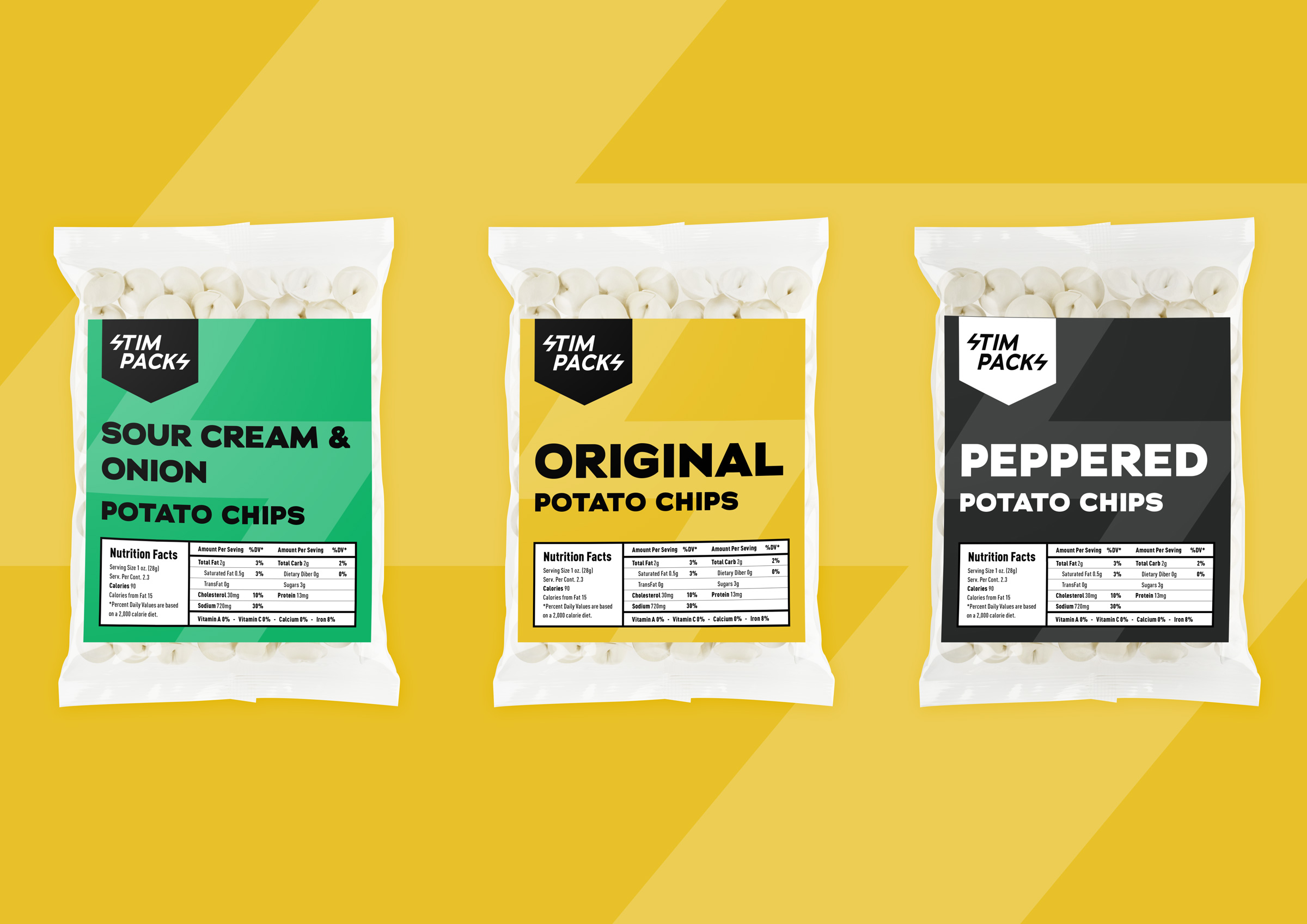 Potato Chipsのパッケージデザイン